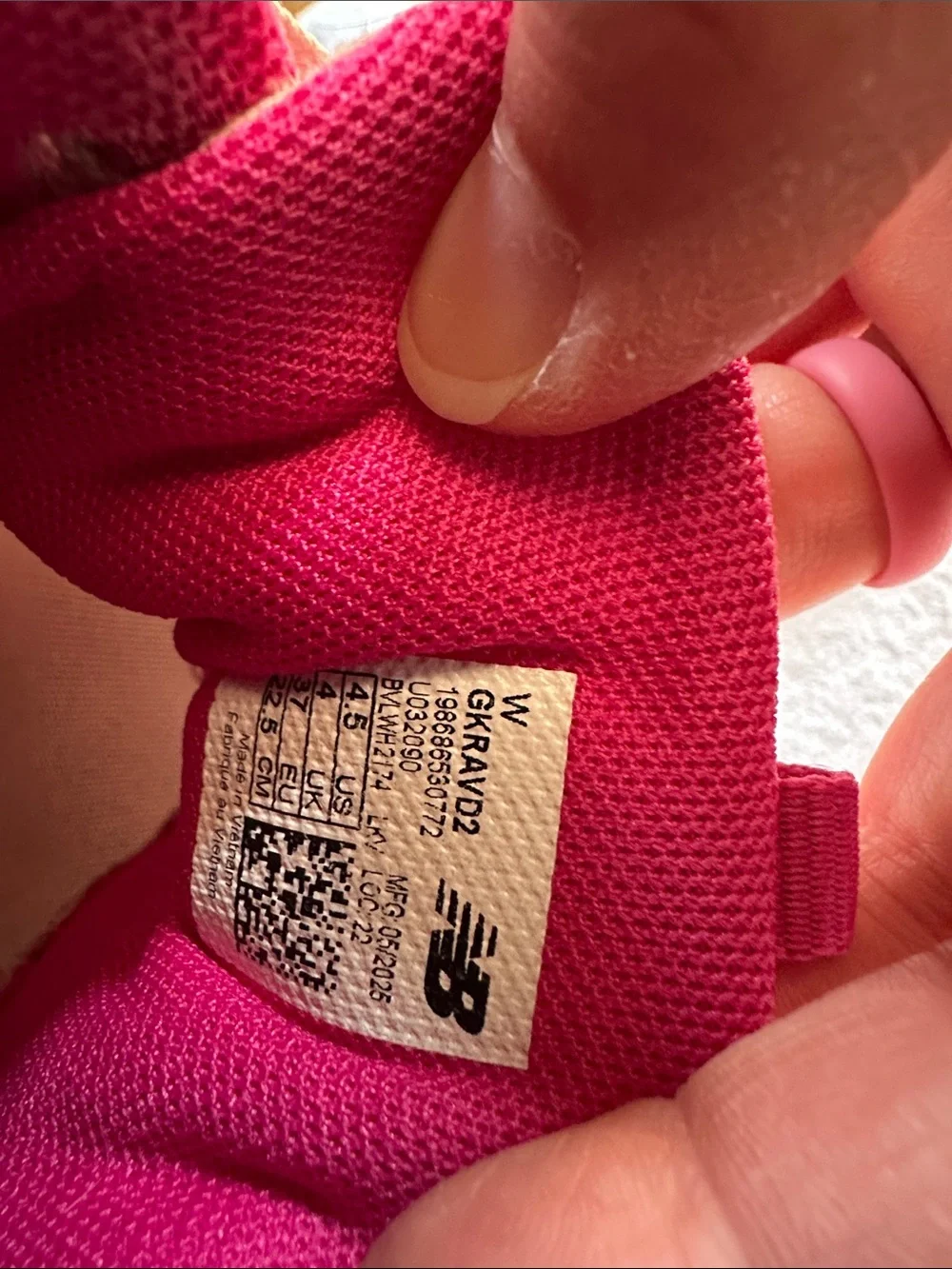 Girls New Balance Rave Run